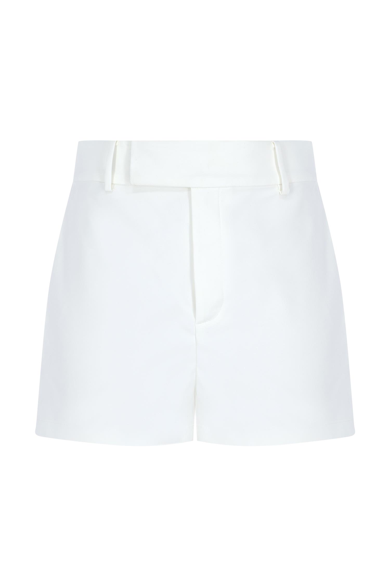 White Mini Short