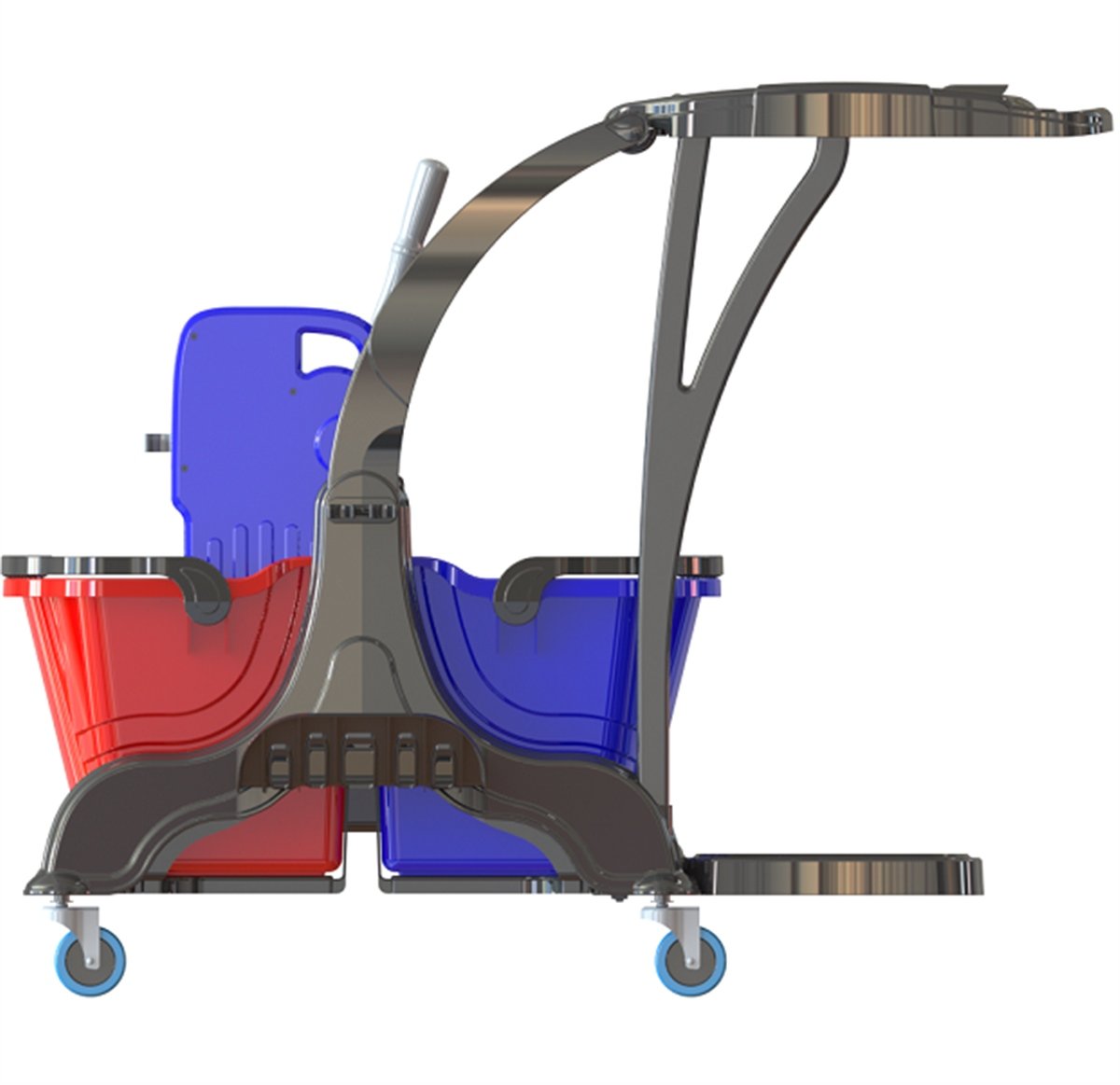 Çİft Kovalı Paspas ArabasıÇift Kovalı Temizlik Kiti Herkül 674