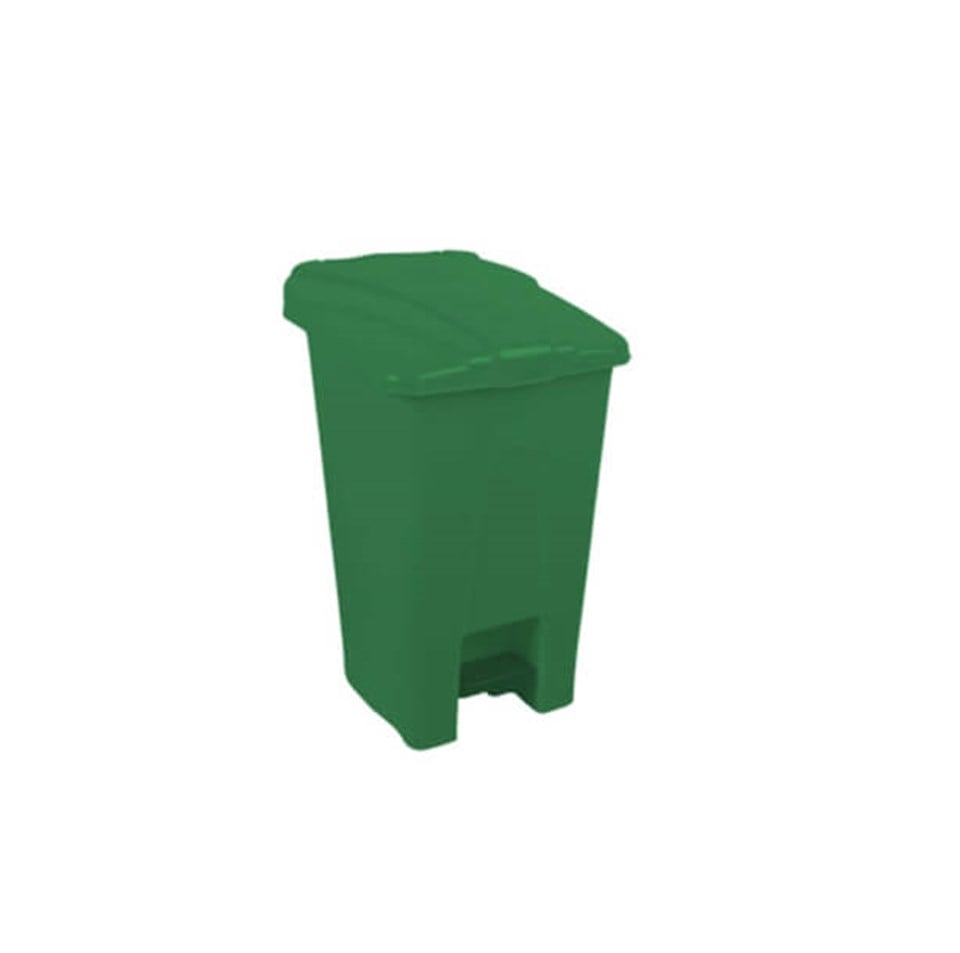 Çöp KonteyneriPedallı Çöp Kovası Tekerlekli 70 LT
