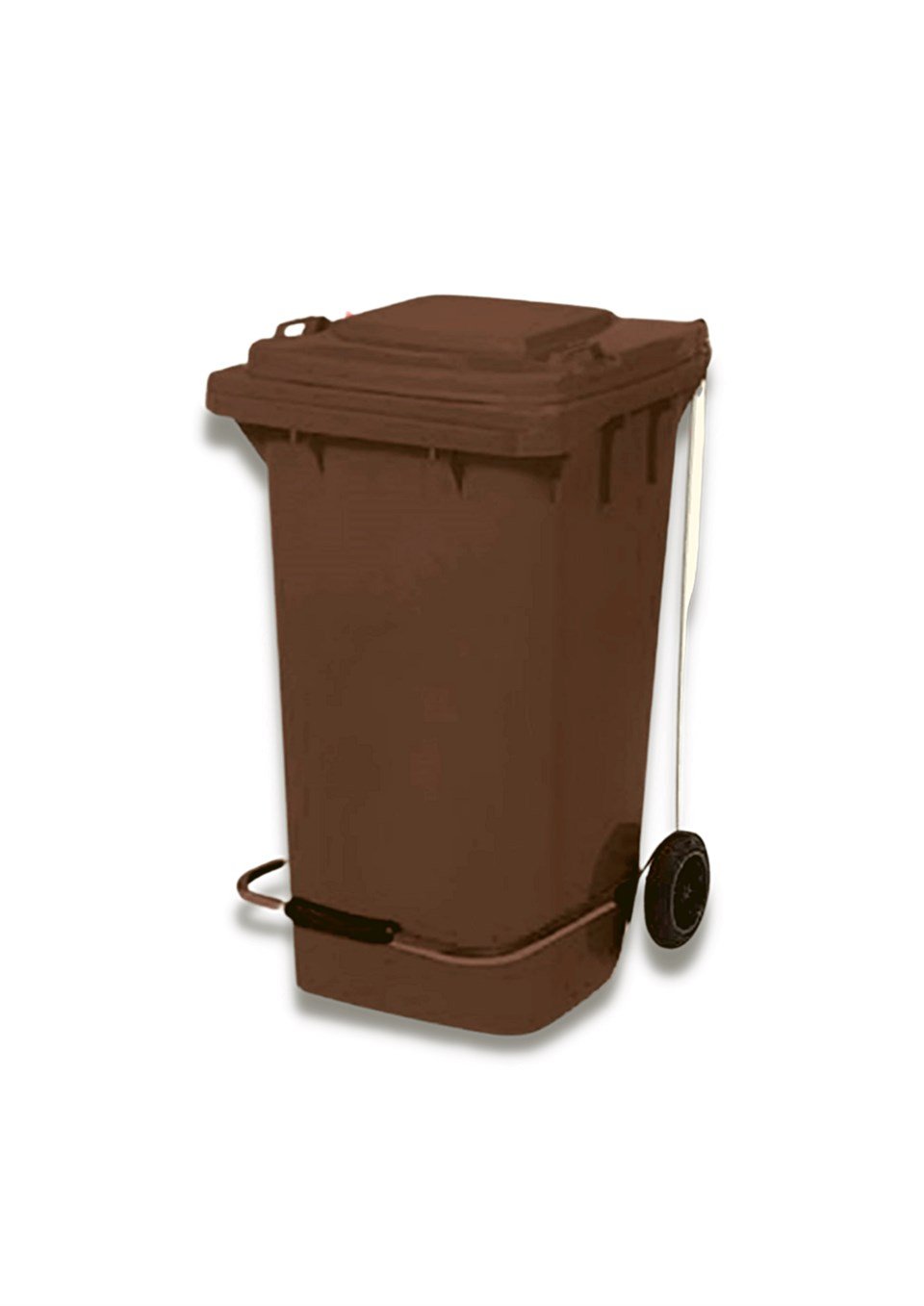 Çöp KonteyneriTekerlekli Çöp Konteyneri Renkli 120 LT Pedallı