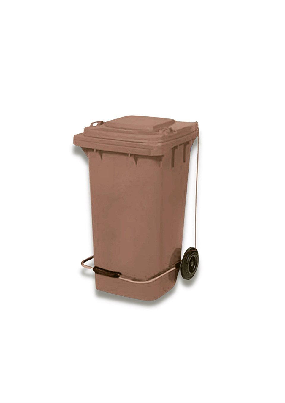 Çöp KonteyneriTekerlekli Çöp Konteyneri Renkli 120 LT Pedallı