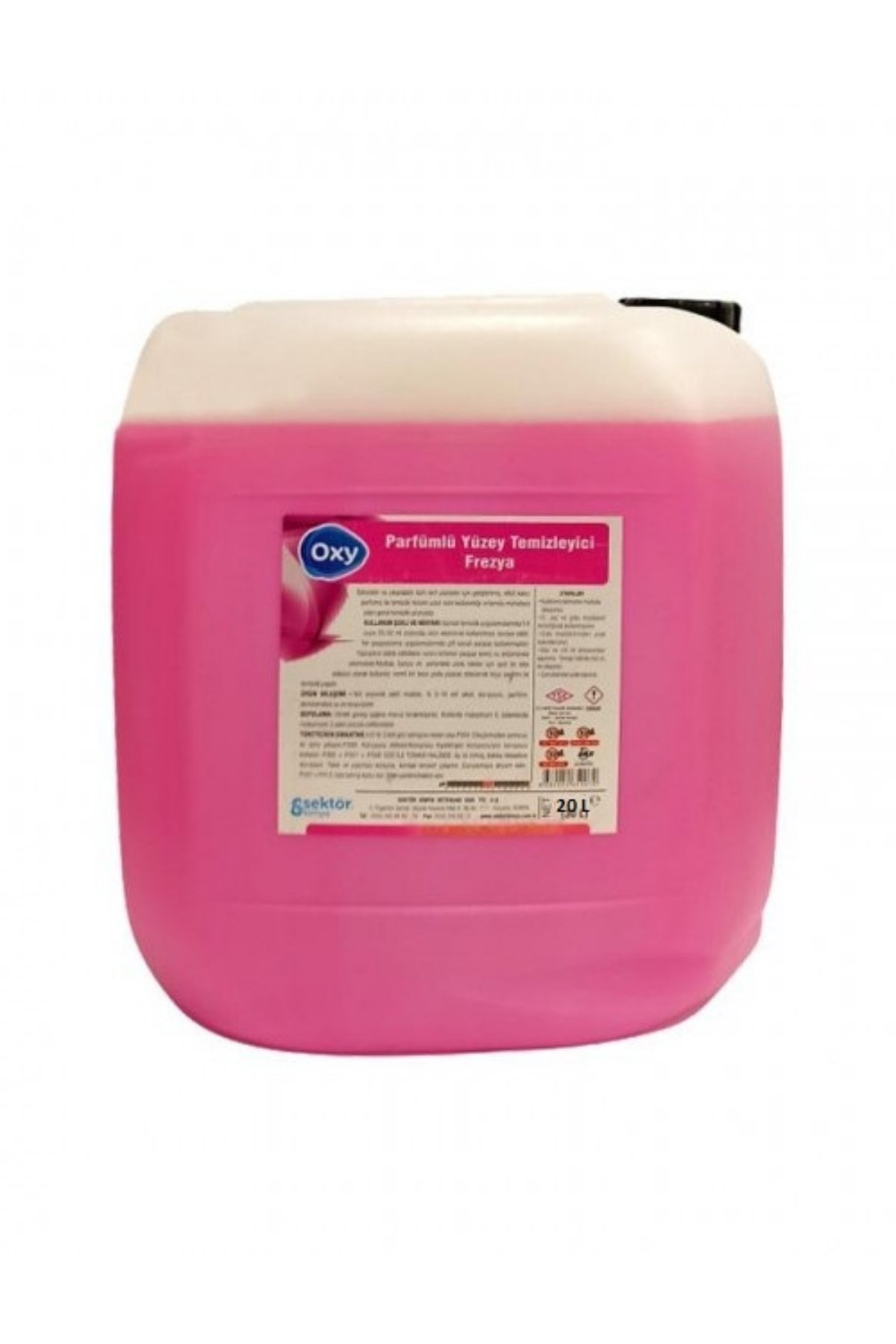 Genel Yüzey TemizleyiciOxy Parfümlü Yüzey Temizleyici Pembe/Frezya 20 Lt