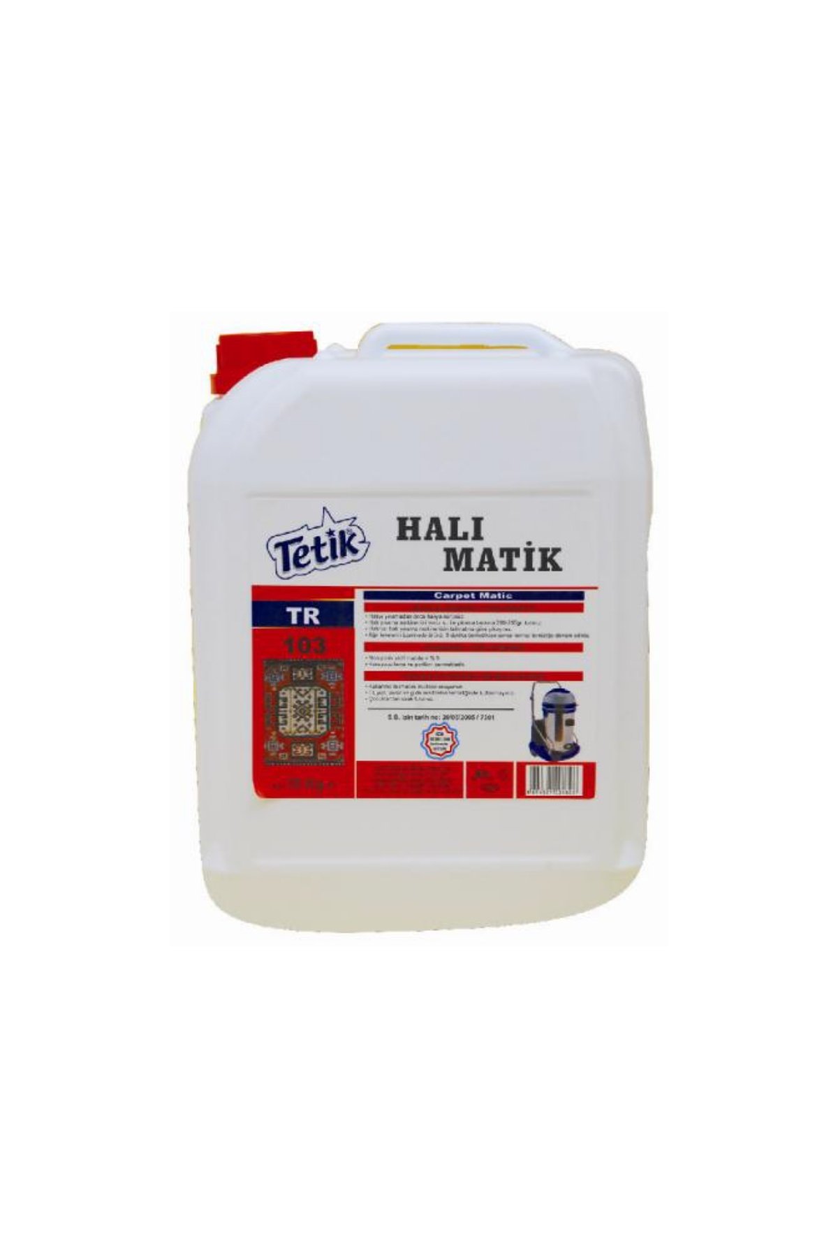 Halı TemizliğiHalı Şampuanı Matik 5 Lt