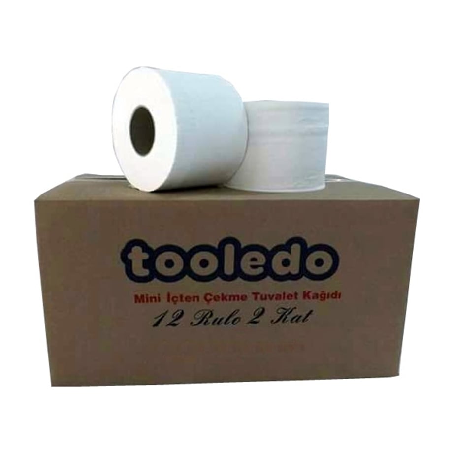 İçten Çekmeli Cimri Tuvalet KağıdıMini İçten Çekme Smart Tuvalet Kağıdı 6 Rulo 80 m