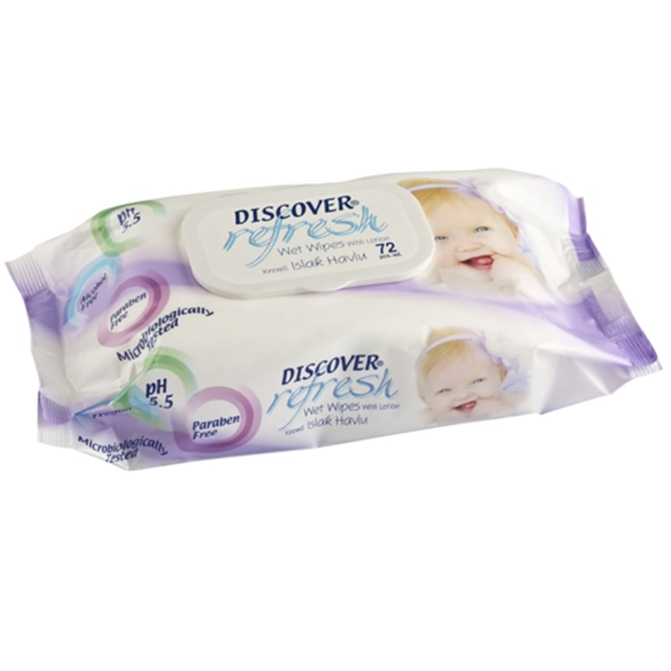 Islak MendilDiscover Islak Havlu Bebek 72 'li