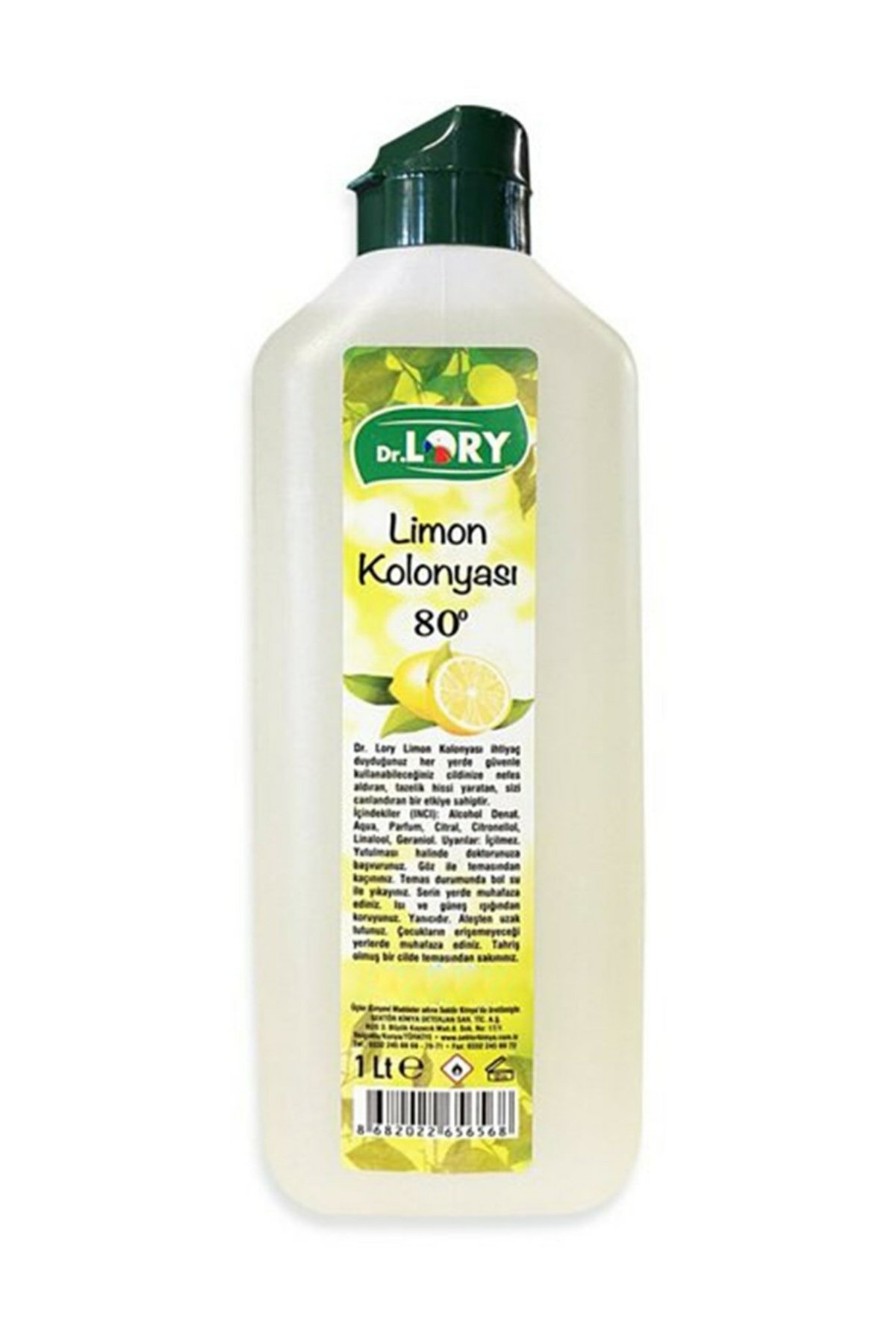 KolonyaDr.Lory Limon Kolonyası Doldurma Bidonu 1 Lt