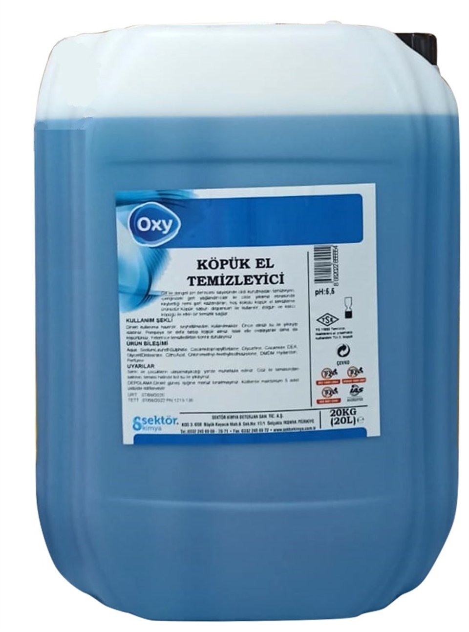 Köpük SabunOxy Köpük El Temizleyici 20 Lt