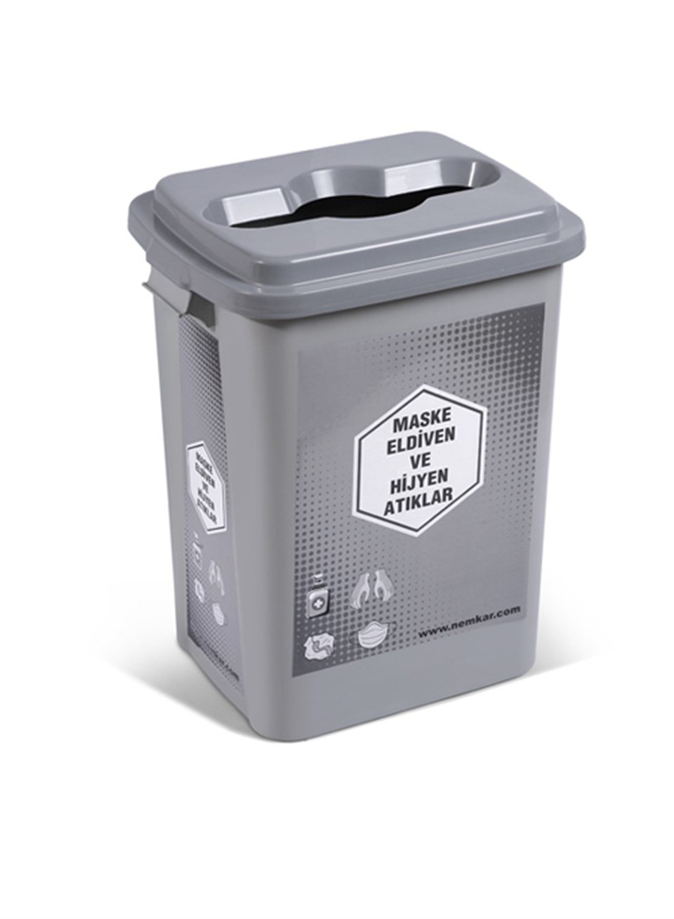 Pedallı Make ve Eldiven Atık Kovası 70 LT
