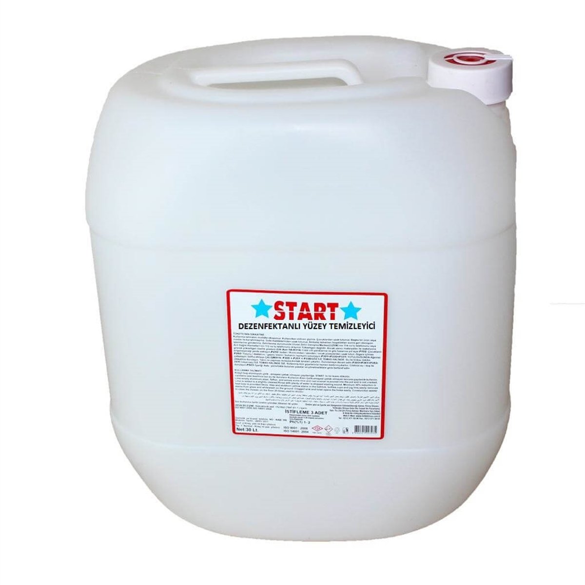 Yüzey DezenfeksiyonuDezenfektanlı Yüzey Temizleyici 30 Lt
