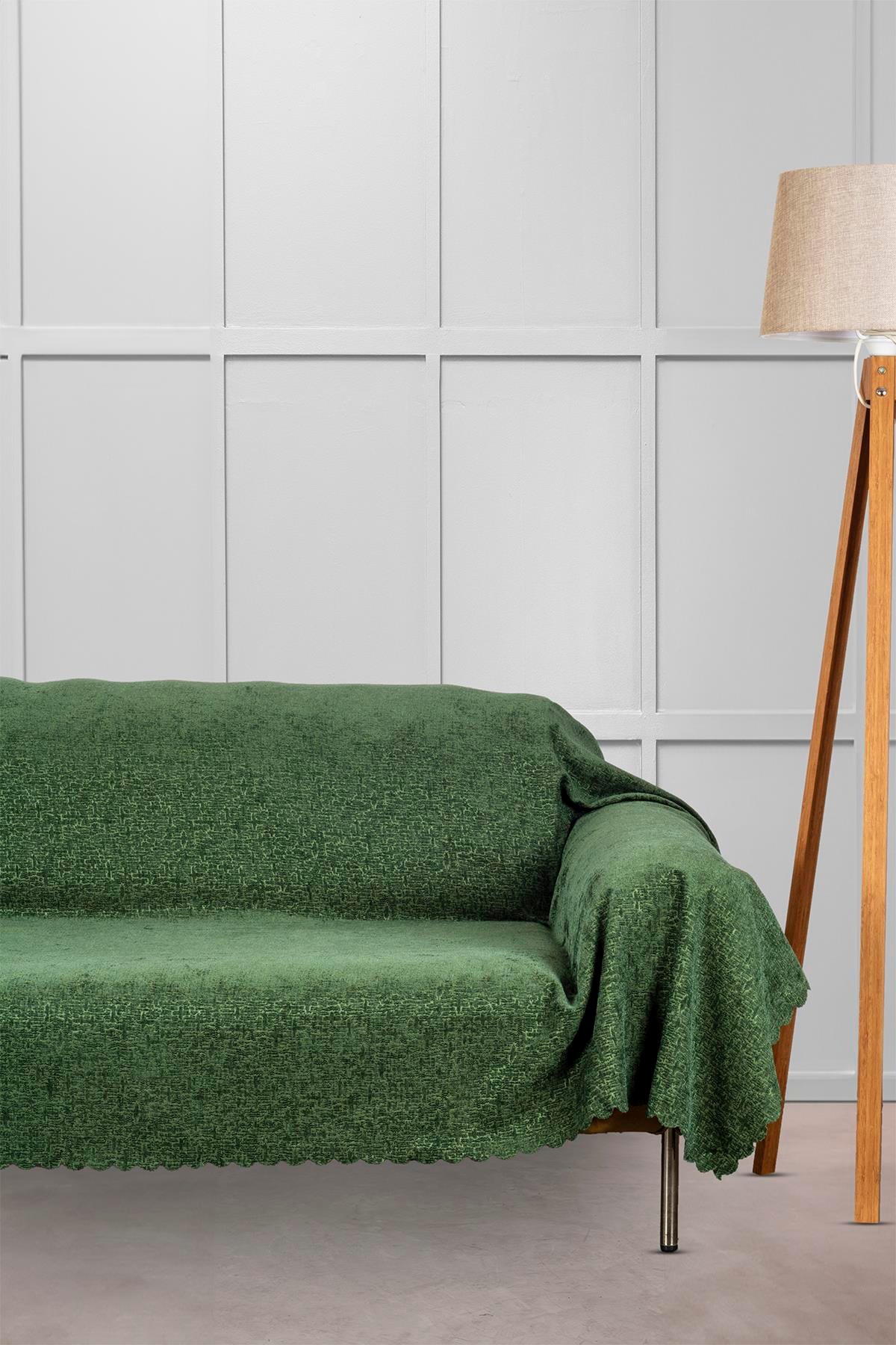 Jakar Şönil Kaymaz Koltuk Örtüsü Şalı Standart en 175cm x boy 300cm Nefti