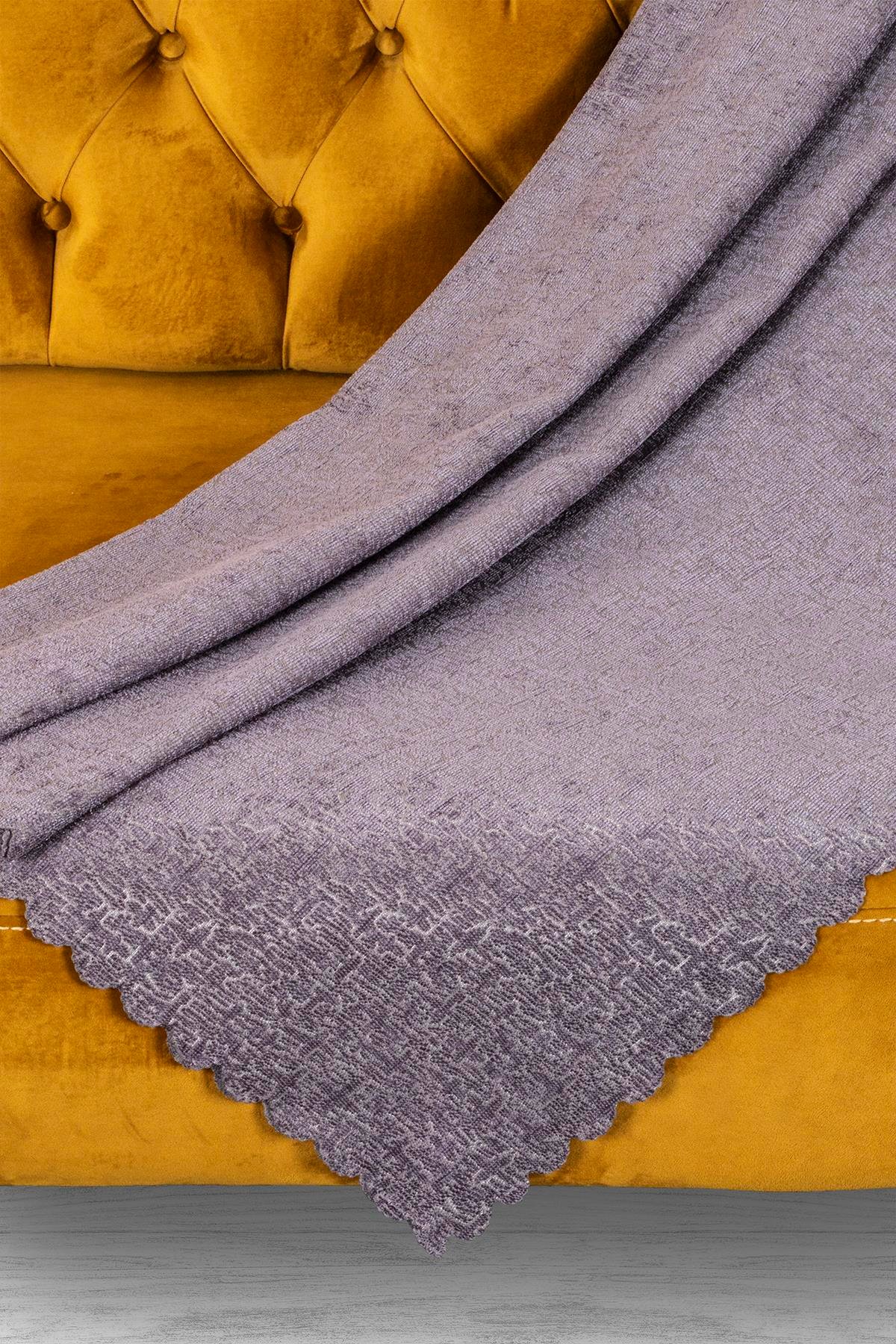 Jakar Şönil Kaymaz Koltuk Örtüsü Şalı Standart en 175cm x boy 300cm Antrasit