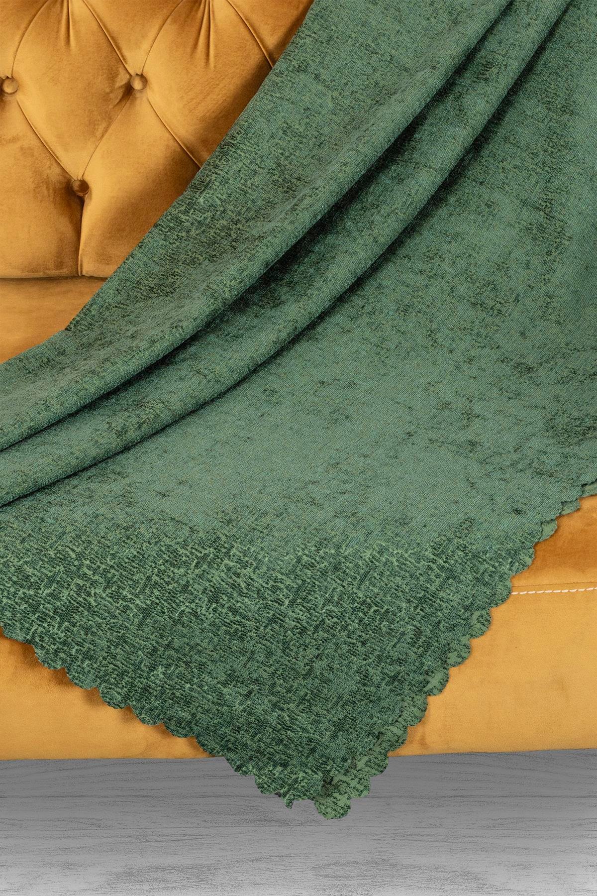 Jakar Şönil Kaymaz Koltuk Örtüsü Şalı Standart en 175cm x boy 300cm Nefti