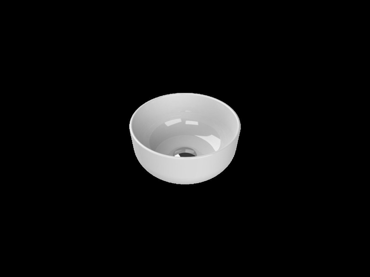 Cerastyle Aqua 33 cm Tezgah Üstü Çanak Lavabo