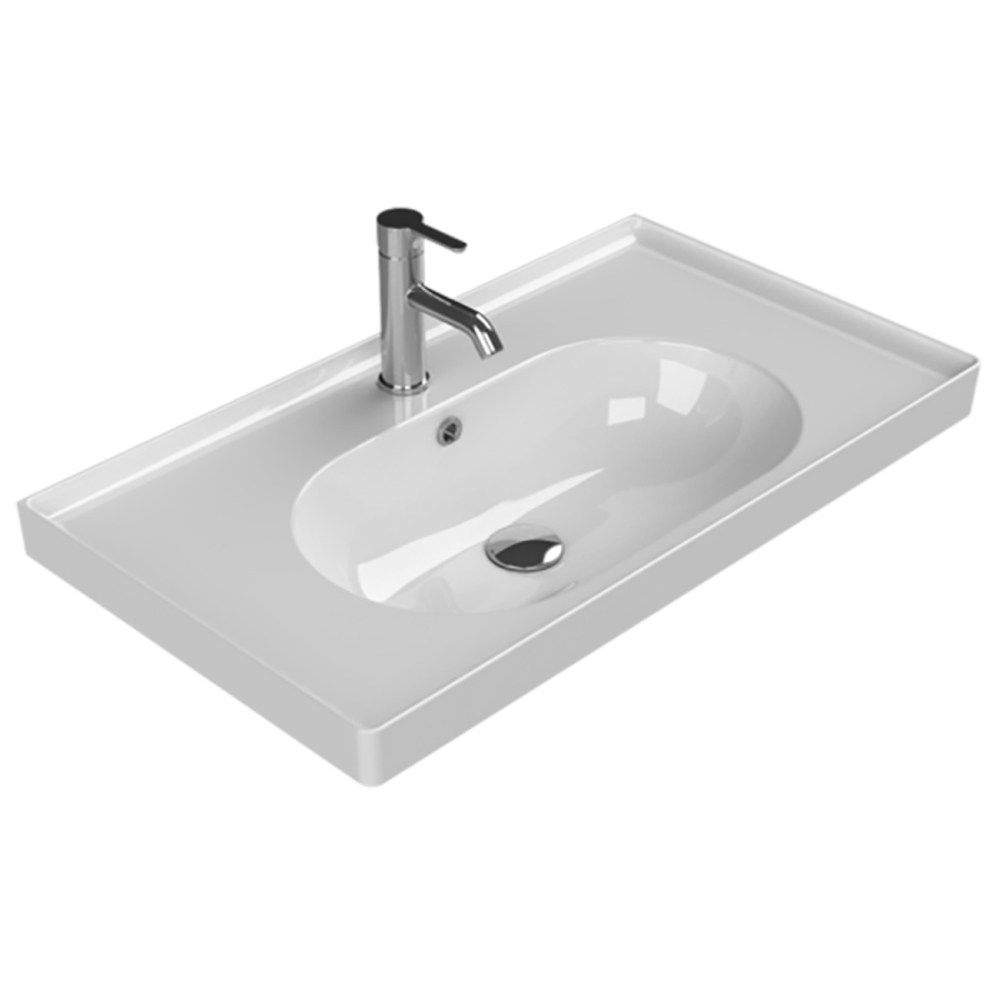 Cerastyle Arya 80 x 45 cm Etajerli Lavabo