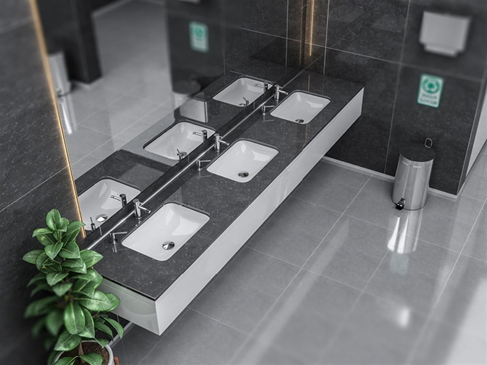 Cerastyle City 40x55cm Tezgah Altı Lavabo