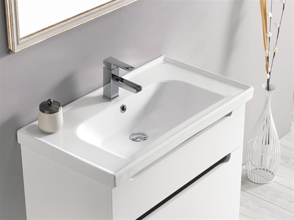 Cerastyle Frame 80cm Etajerli Lavabo