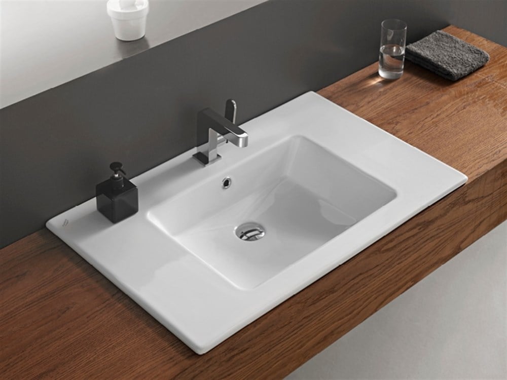 Cerastyle İbiza 61cm Etajerli Lavabo