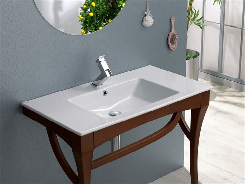 Cerastyle İbiza 61cm Etajerli Lavabo