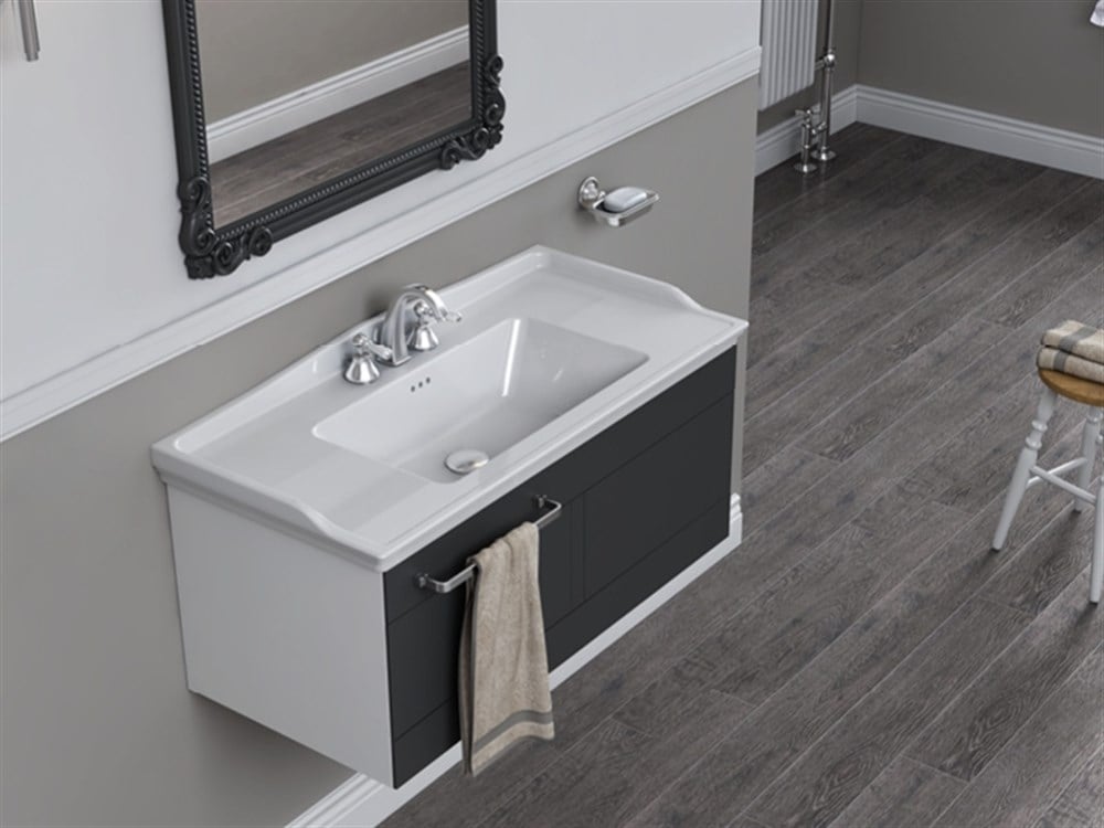 Cerastyle Kapadokya 65cm Etajerli Lavabo