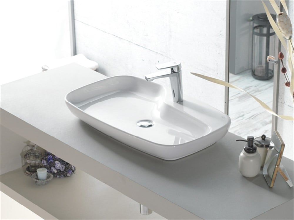 Cerastyle Nova 70cm Tezgah Üstü Çanak Lavabo