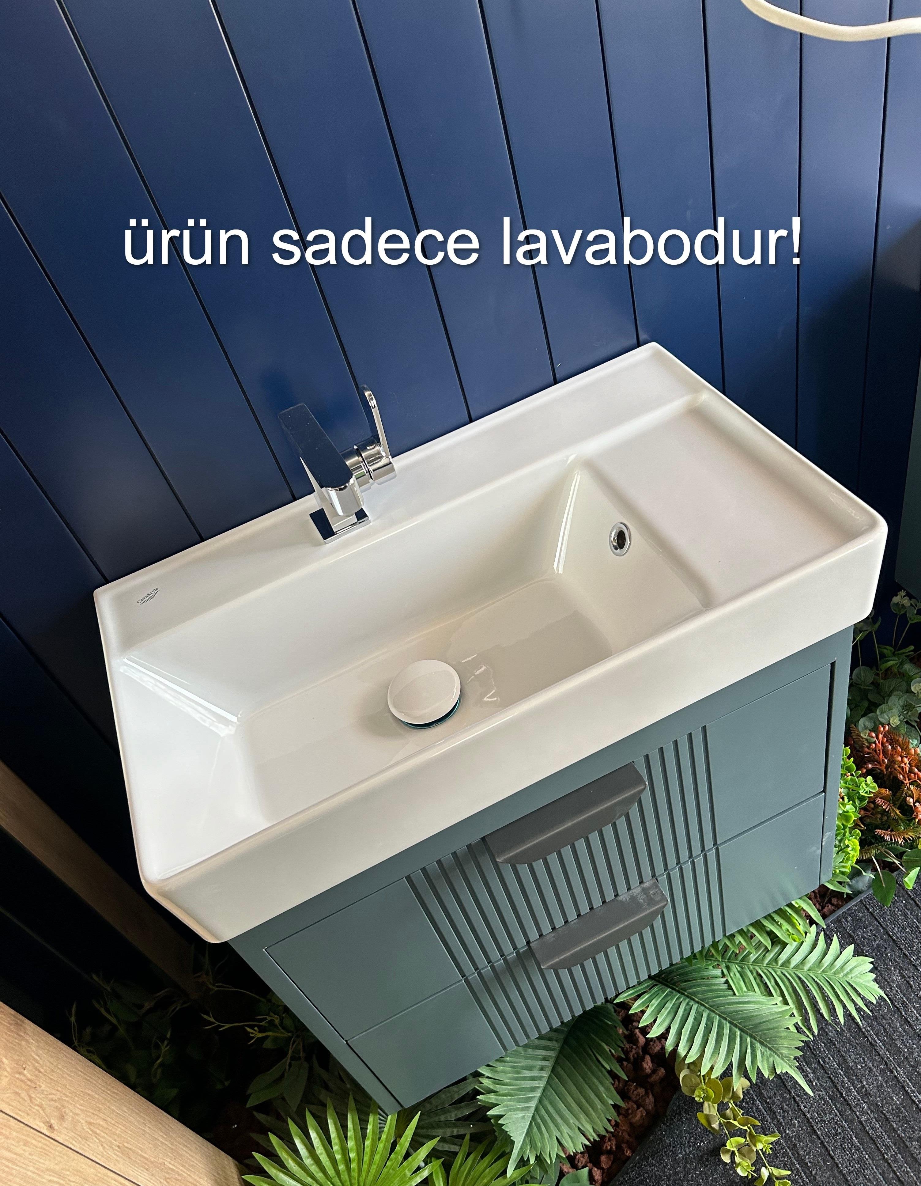 Cerastyle Sharp 65 x 38 cm Etajerli Lavabo