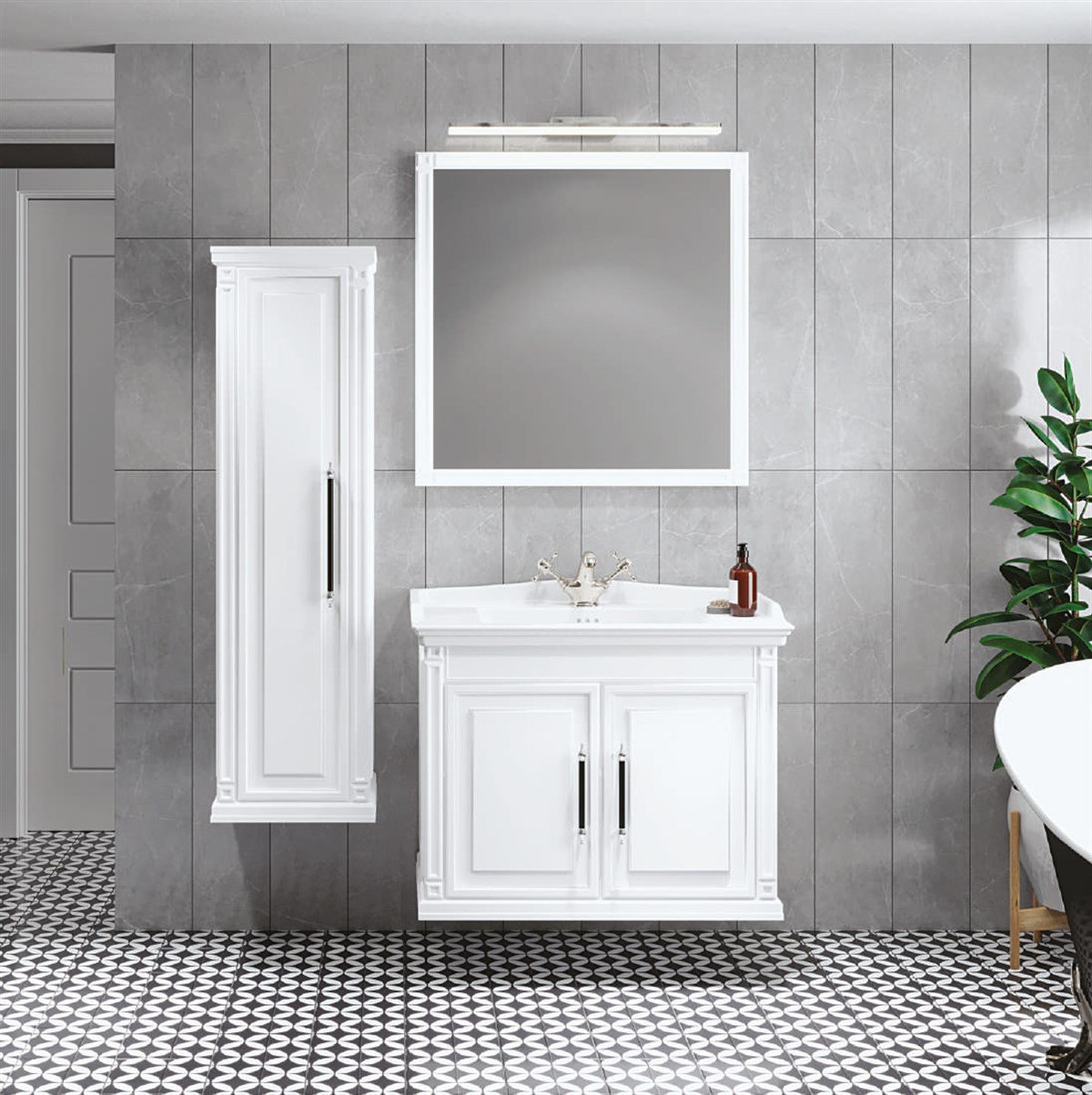 Denko Albatros 80 cm Banyo Dolabı