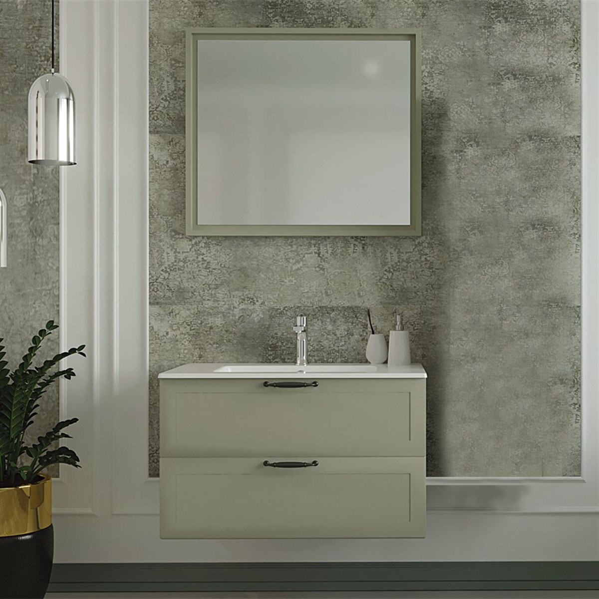 Denko Beyoğlu 85 cm Banyo Dolabı