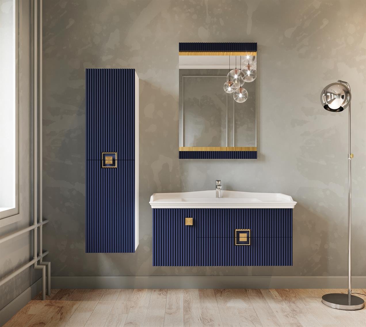 Denko Lennestad 100 cm Banyo Dolabı 