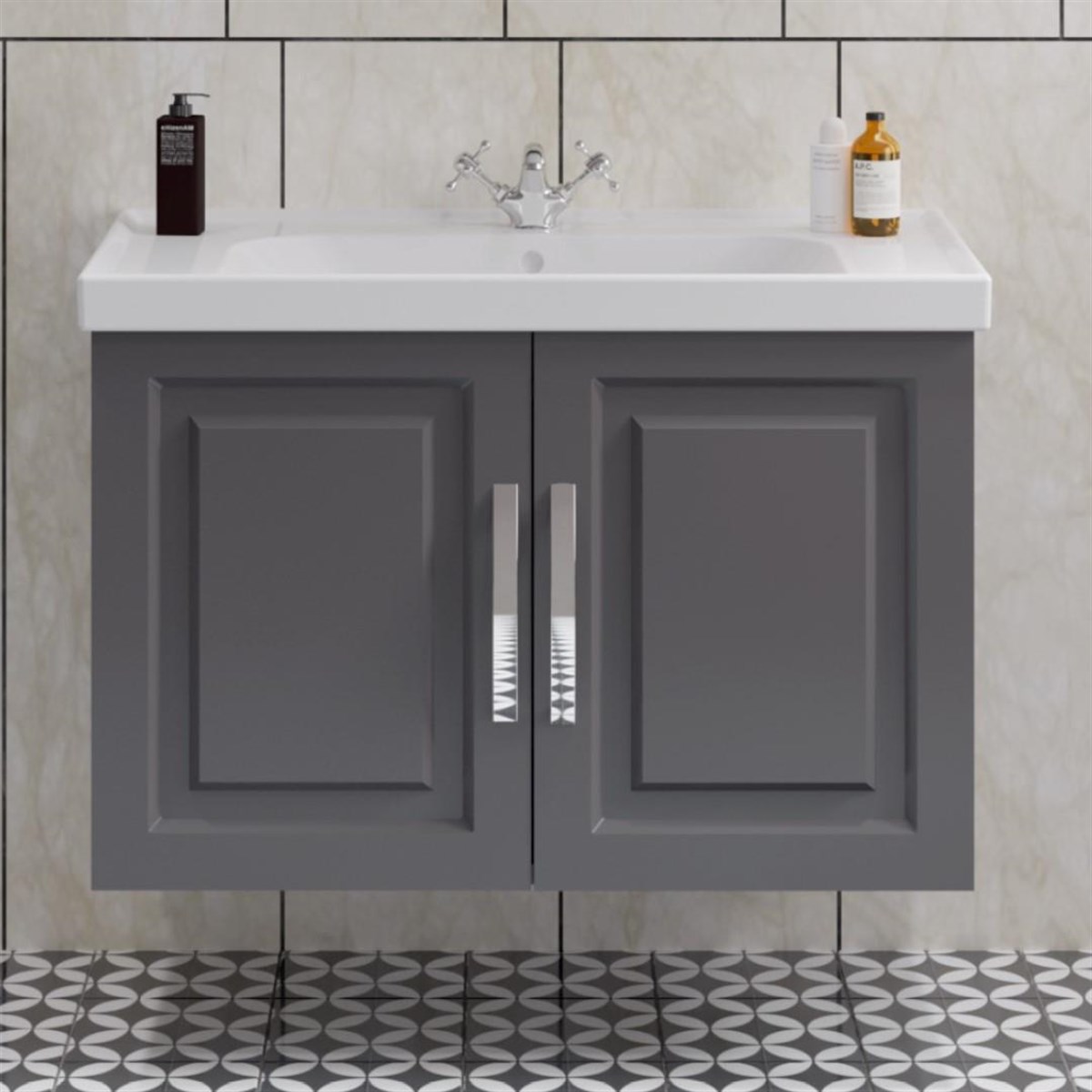 Denko Royal 90 cm Alt Modül + Lavabo