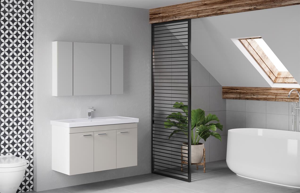 Denko Terra 100 cm Banyo Dolabı