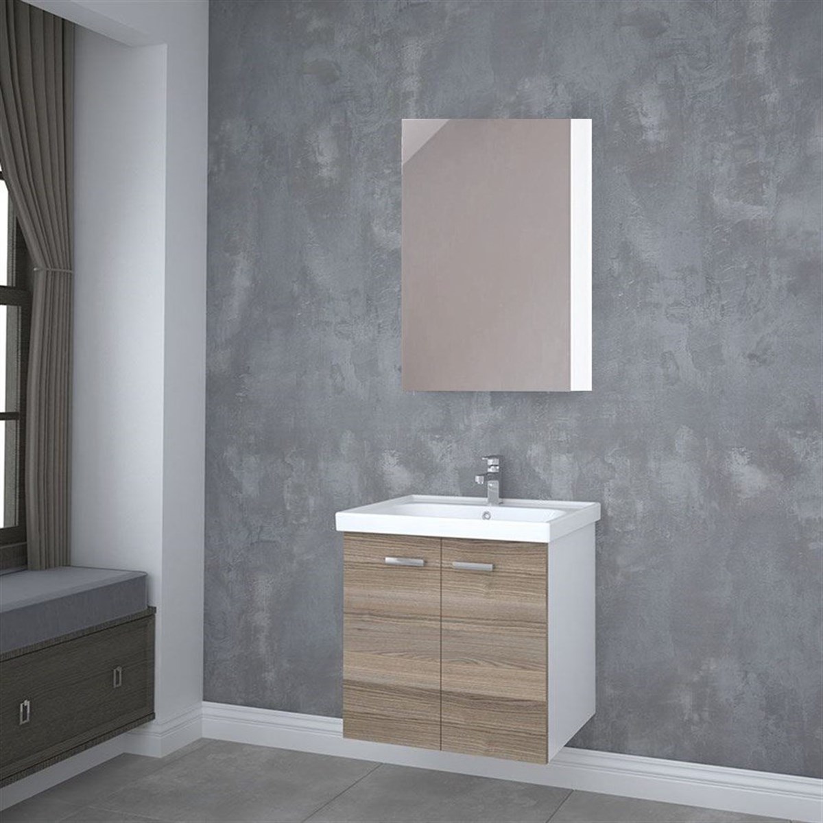Denko Terra 80 cm Banyo Dolabı