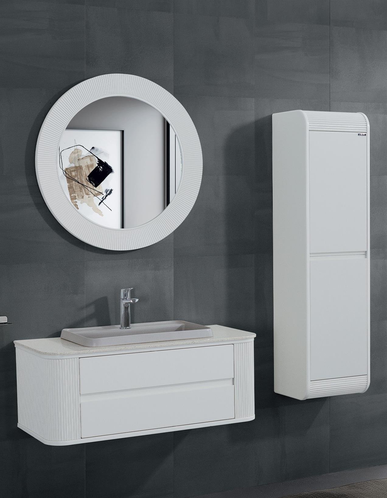 Maison 120 cm Banyo Dolabı 
