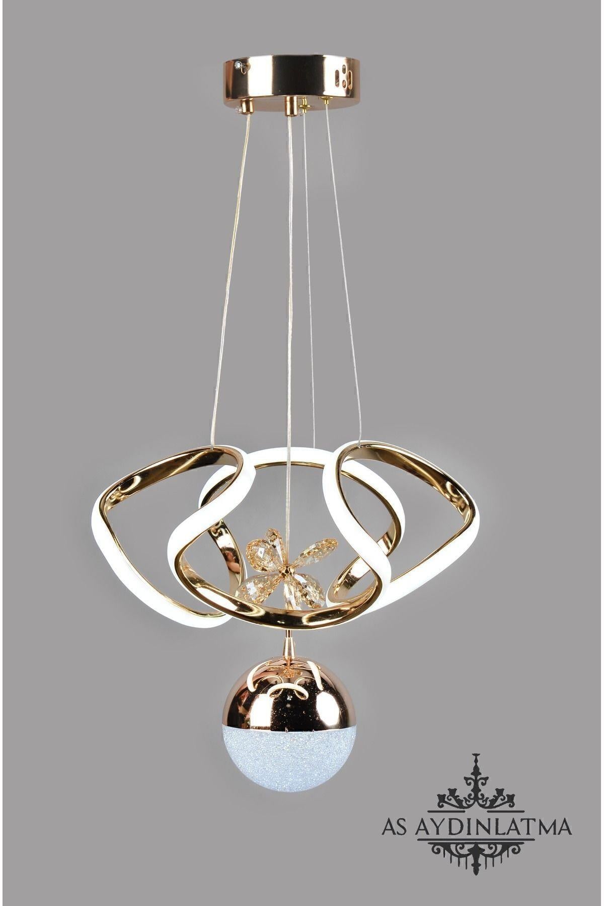 LED AVİZE 3 RENK KÜÇÜK DRON TOPLU GOLD (SALON,MUTFAK,YATAK ODASI,KORİDOR)