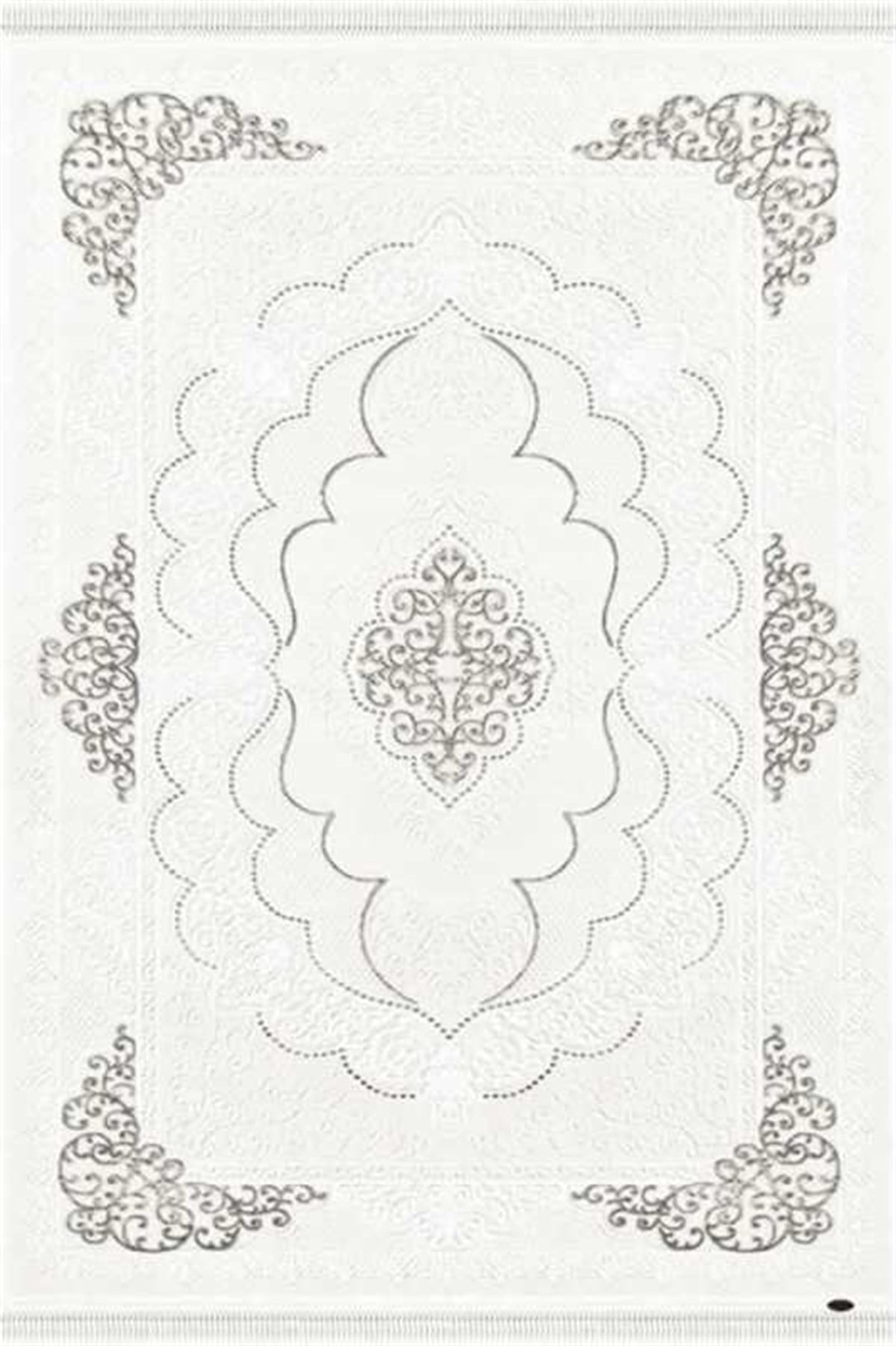 Dinarsu Oda Halı 125x200 Gold GD004695 Krem Gri