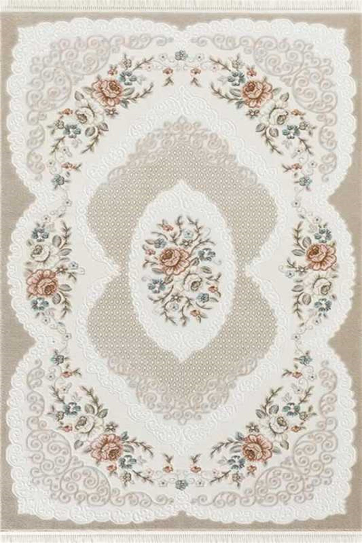 Dinarsu Oda Halı 125x200 Viyana VY020 060 Krem