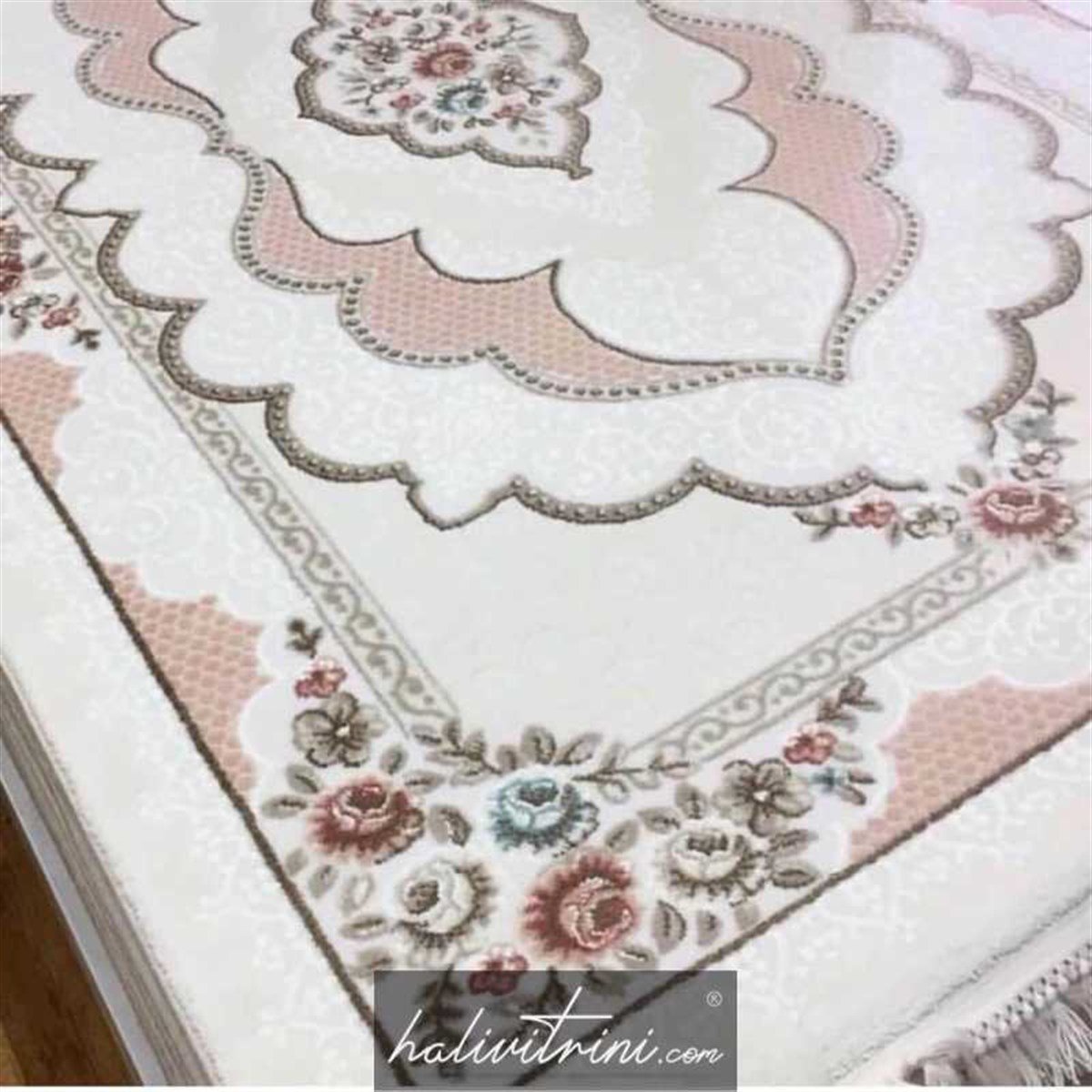 Dinarsu Oda Halı 150x233 Viyana VY018 065 Vizon Pembe