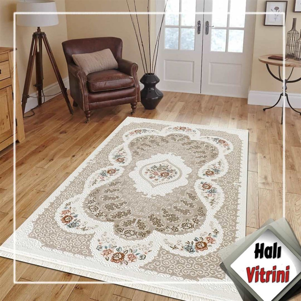 Dinarsu Oda Halı 150x233 Viyana VY019 060 Krem