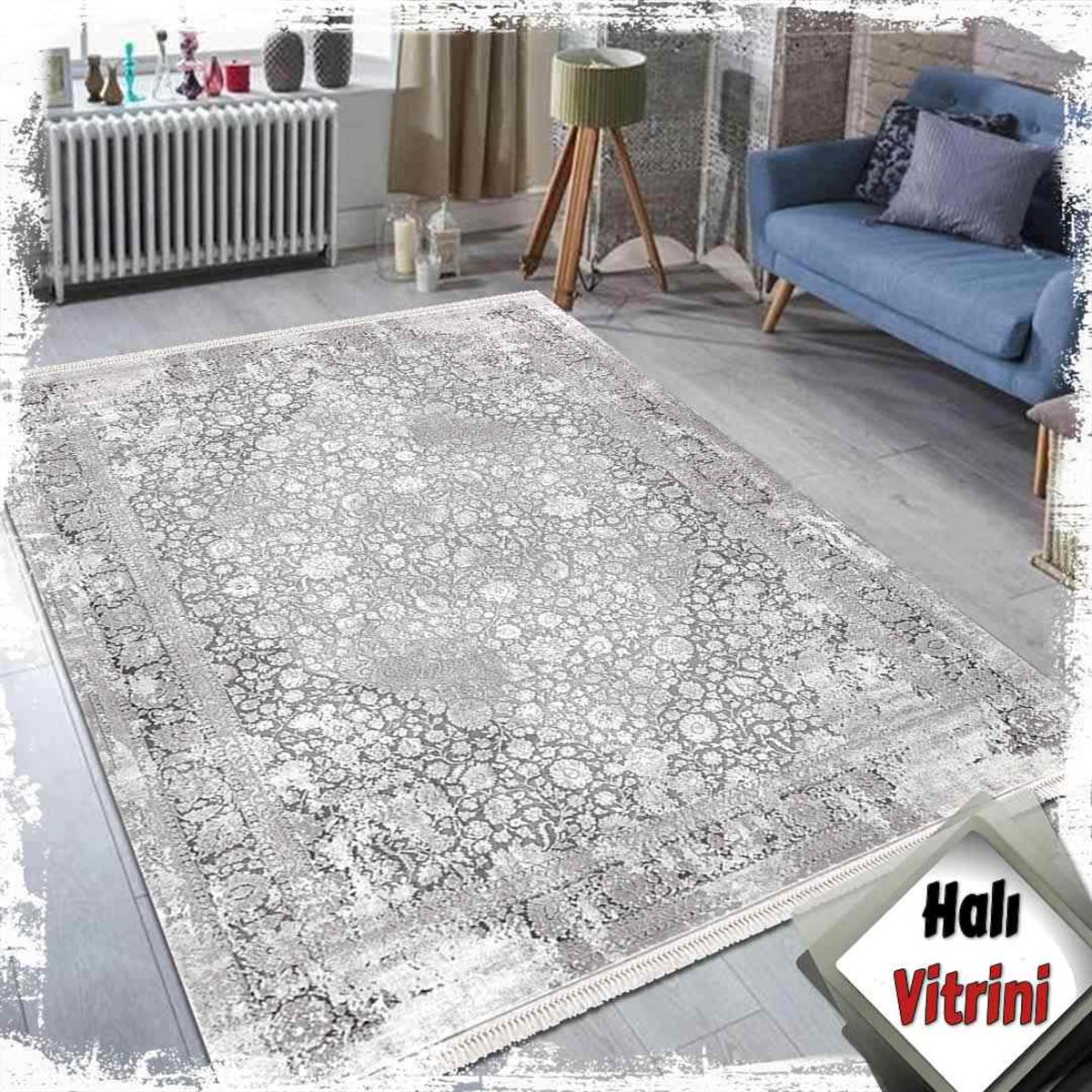 Dinarsu Oda Halı 160x230 Arora 31886 095 Gri