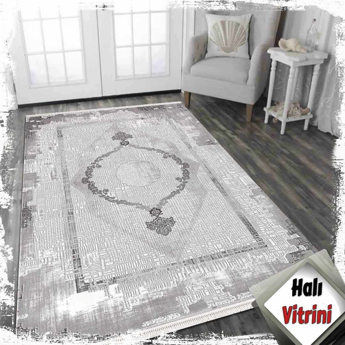 Dinarsu Oda Halı 160x230 Arora 31887 095 Gri