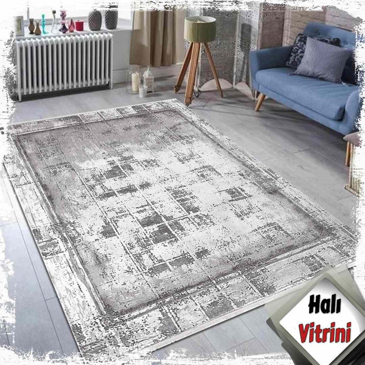 Dinarsu Oda Halı 160x230 Electra 31974 095 Gri
