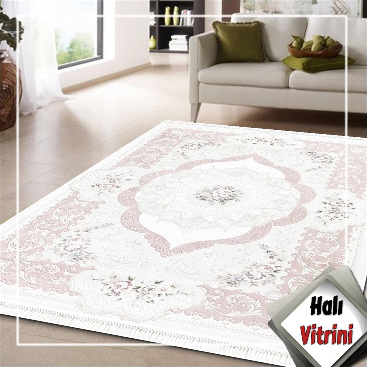 Dinarsu Oda Halı 160x230 Kapadokya 15823 065 Krem