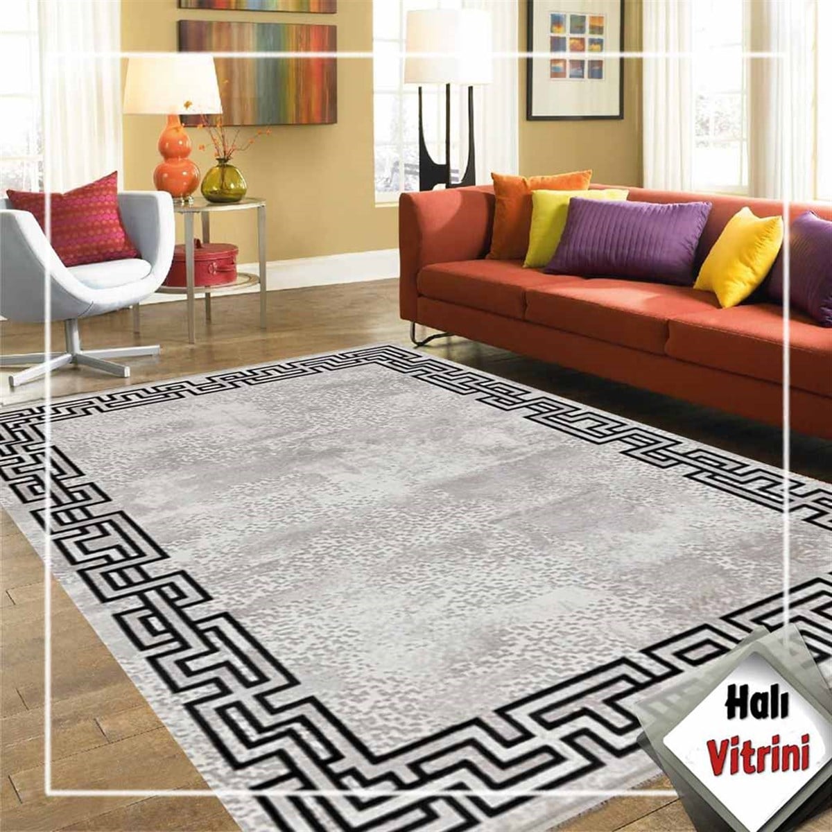 Dinarsu Oda Halısı 160x230 Electra 34219 090 Siyah