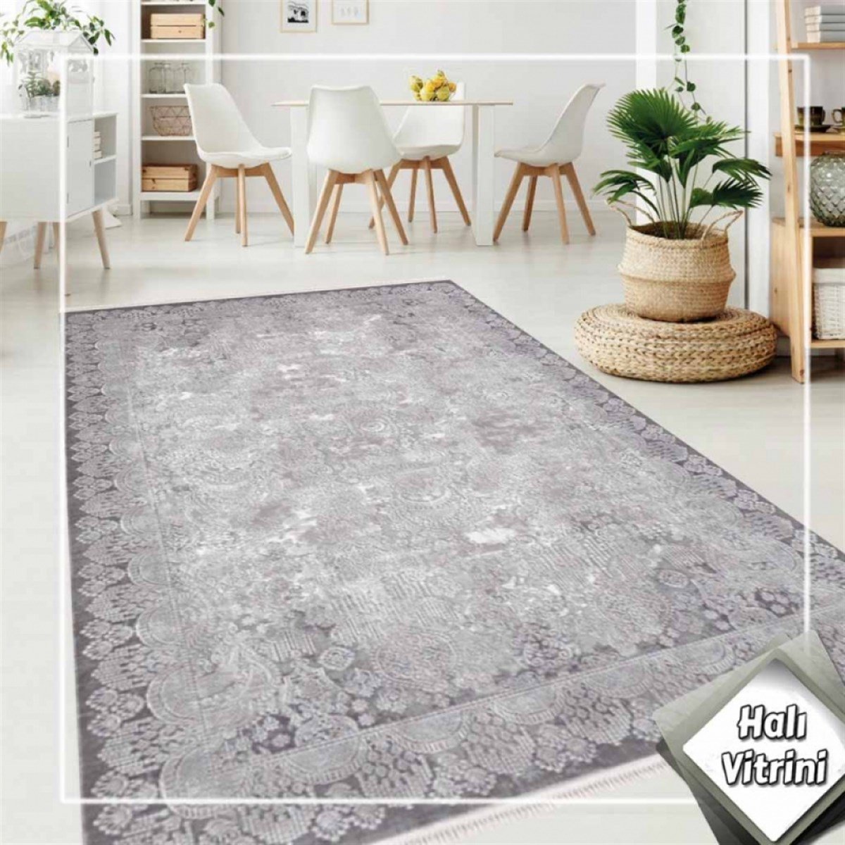 Dinarsu Oda Halısı 180x250 Arora 31885 095 Gri