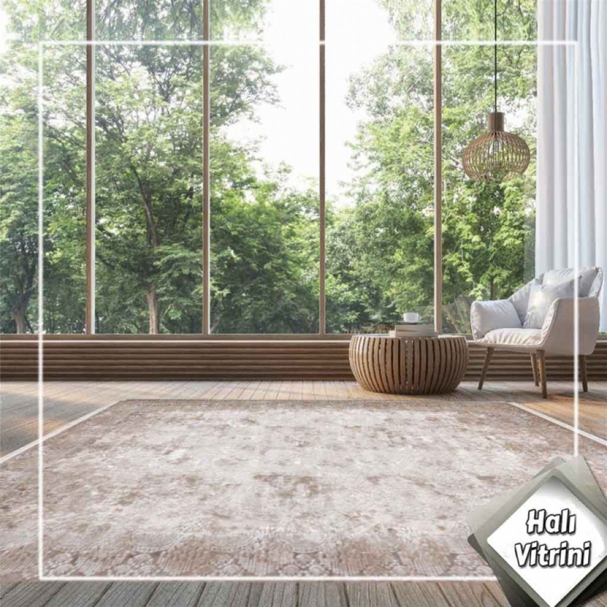 Dinarsu Oda Halısı180x250 Arora 31885 080 Kahve