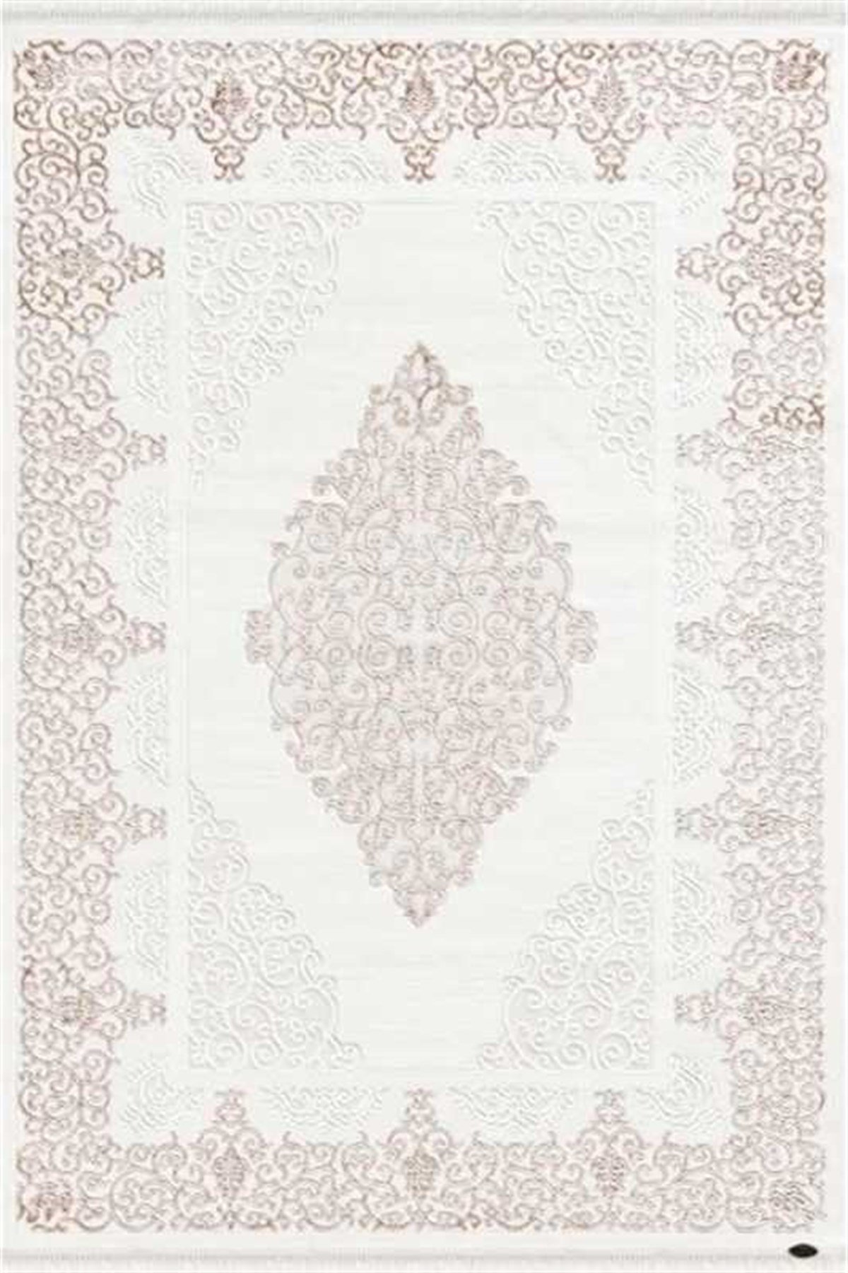 Dinarsu Oval Halı 125x200 Gold GD001660 Krem