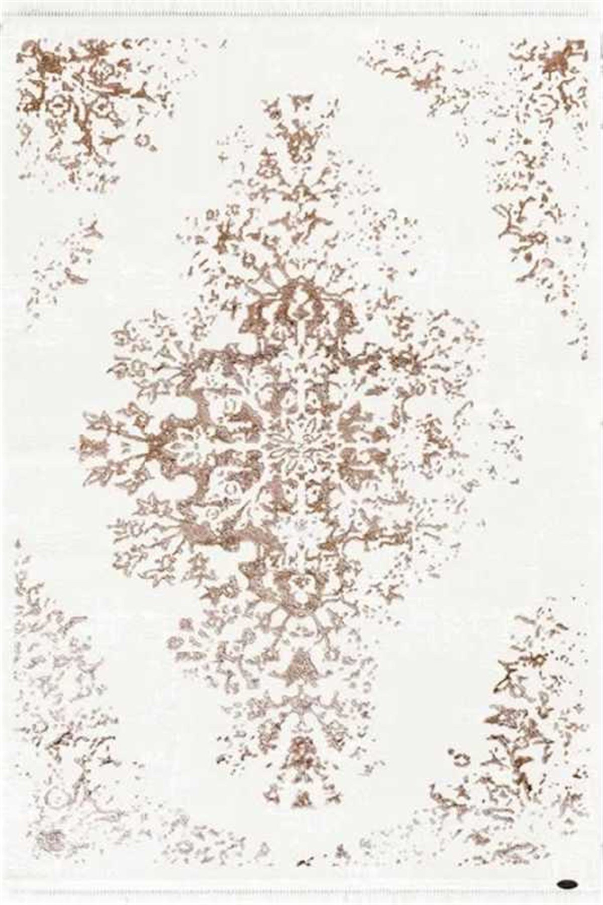 Dinarsu Oval Halı 80x300 Gold GD006660 Krem