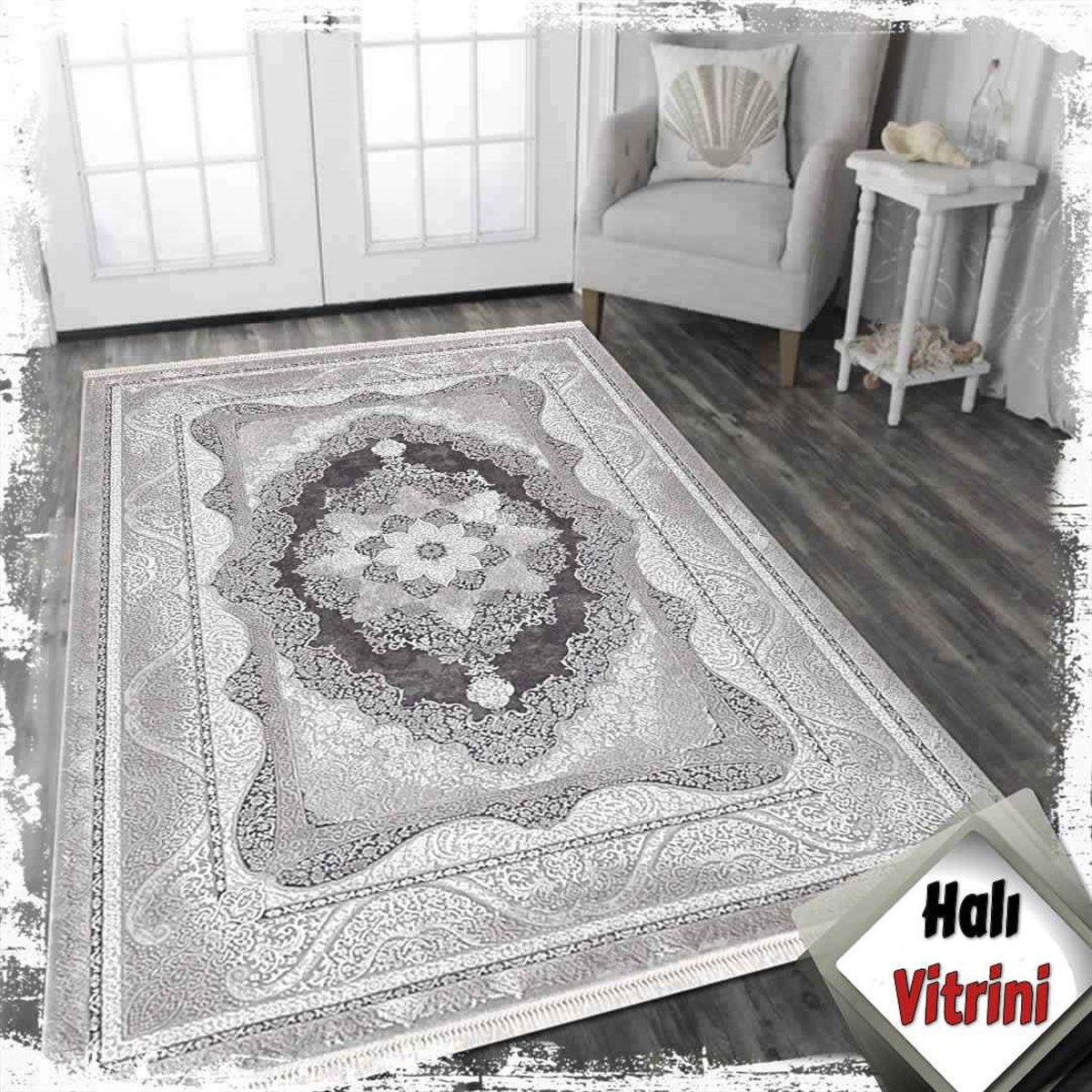 Dinarsu Salon Halı 200x290 Arora 31888 095 Gri