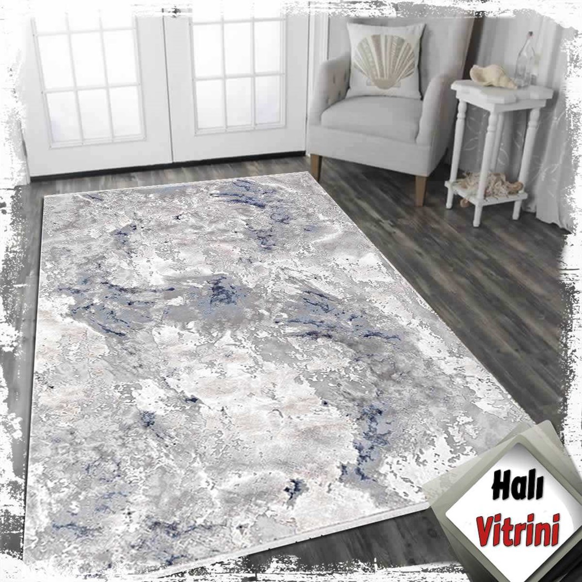 Dinarsu Salon Halı 200x290 Electra 31973 030 Mavi