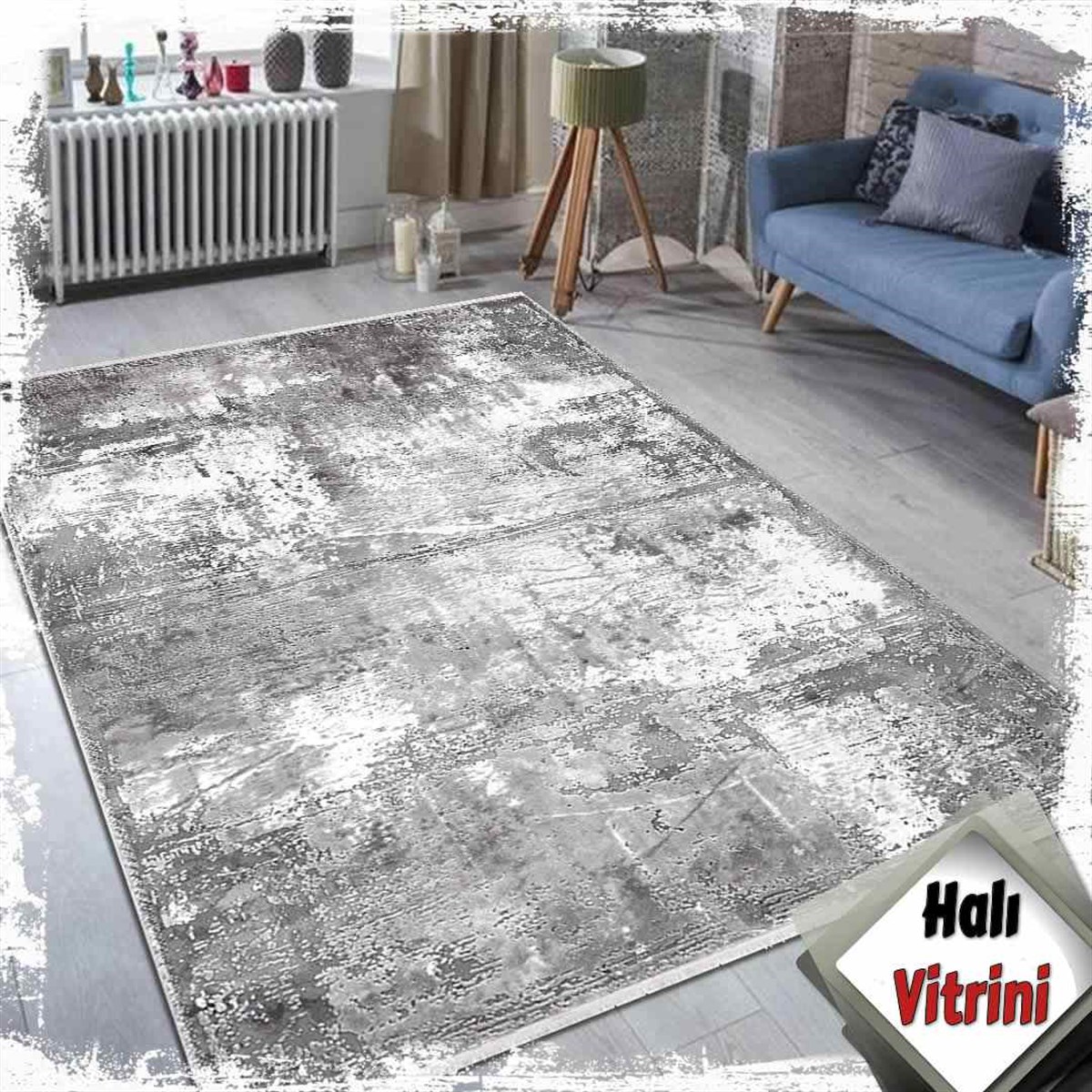 Dinarsu Salon Halı 200x290 Electra 31977 095 Gri