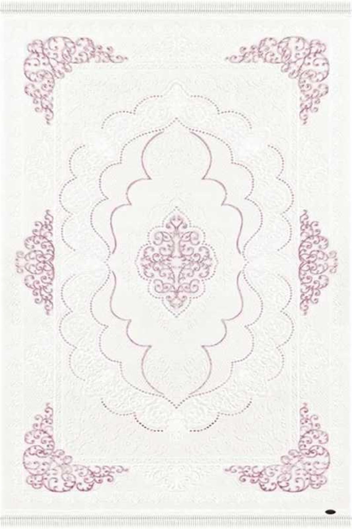 Dinarsu Yolluk Halı 80x300 Gold GD004655 Krem Pembe